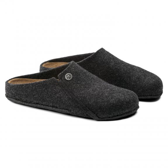 BIRKENSTOCK ZERMATT Sandale sabot din fetru de lana antracit - Pantofi unisex