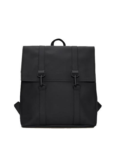 RAINS MSN BAG MINI Rucsac City impermeabil negru - Rucsacuri pentru școală și timp liber