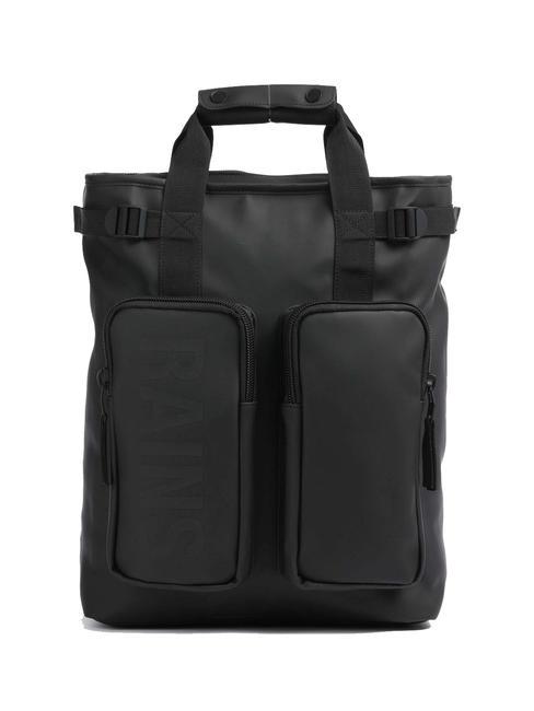 RAINS TEXEL TOTE Rucsac Geanta impermeabila negru - Rucsacuri pentru laptop