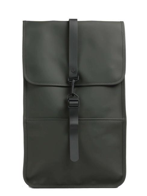 RAINS BACKPACK Rucsac impermeabil verdeaţă - Rucsacuri pentru școală și timp liber
