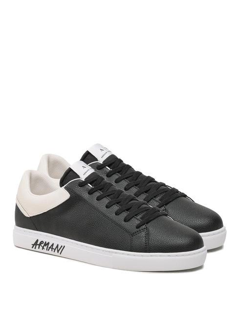 ARMANI EXCHANGE Sneaker pelle Adidași bla / ofwh - Pantofi femei