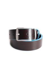 PIQUADRO BLUE SQUARE Cureaua din piele reversibila, poate fi scurtata - Curele