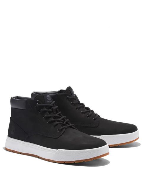 TIMBERLAND CHUKKA MAPLE GROVE Tenisi din nubuck la glezna Jetblack - Pantofi bărbați