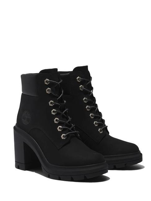 TIMBERLAND ALLINGTON Cizme înalte cu șireturi din nubuc Jetblack - Pantofi femei