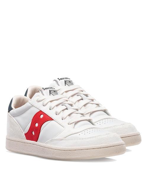 SAUCONY JAZZ COURT Tenisi din piele alb roșu - Pantofi bărbați