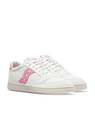 SAUCONY JAZZ COURT Tenisi din piele alb/roz - Pantofi bărbați - 1