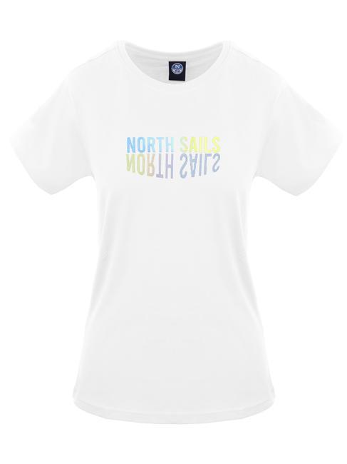NORTH SAILS LOGO MIRROR Tricou din bumbac alb - tricou