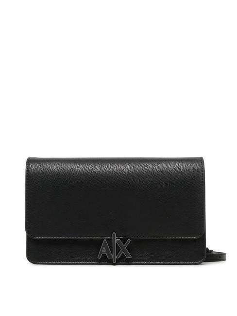 ARMANI EXCHANGE A|X METALLIC geanta de umar negru - Genți femei
