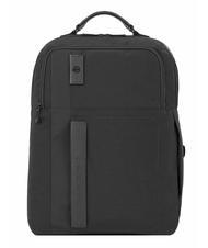 PIQUADRO PULSE Rucsac din piele și material textil, suport pentru laptop de 15,6". - Rucsacuri pentru laptop