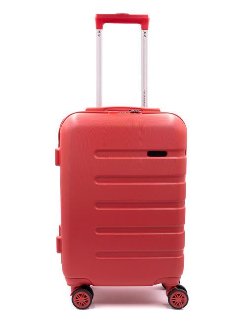 ROCCOBAROCCO FLY Cărucior pentru bagaje de mână roșu - Bagaje de mână