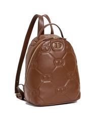 TWINSET LOGO QUILTED Rucsac ciocolată - Genți femei - 1