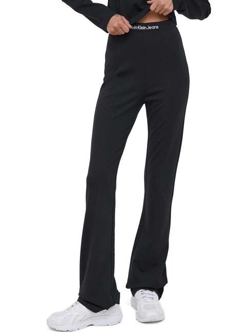 CALVIN KLEIN CK JEANS  MILANO Pantaloni cu jambiere elastice Ck Black - Costume sport pentru femei