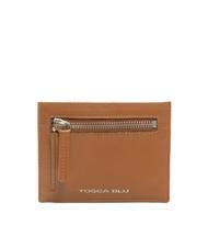 TOSCA BLU BASIC Portofel din piele pentru carduri BROWN - Portofele femei - 1