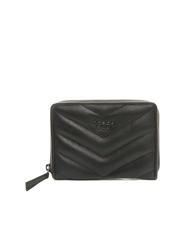 TOSCA BLU PAN CAKE Portofel mic din piele cu fermoar negru - Portofele femei - 1