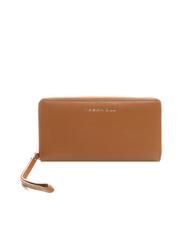 TOSCA BLU BASIC Portofel din piele cu fermoar BROWN - Portofele femei - 1
