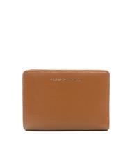 TOSCA BLU BASIC Portofel mediu din piele BROWN - Portofele femei - 1