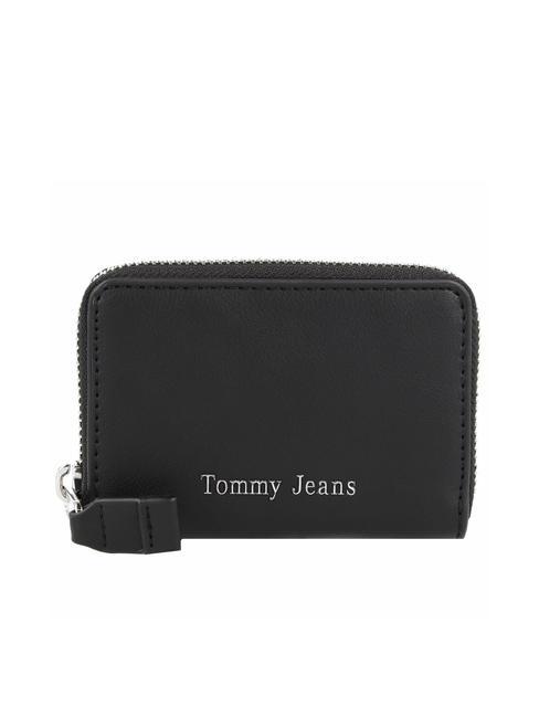 TOMMY HILFIGER TH J TOMMY MUST Portofel mic cu fermoar negru - Portofele femei