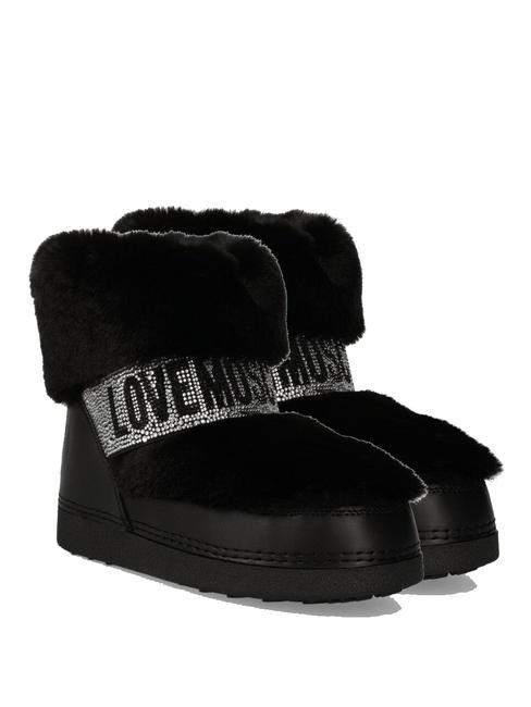 LOVE MOSCHINO SKIBOOT SOFT Cizme de după schi negru - Pantofi femei