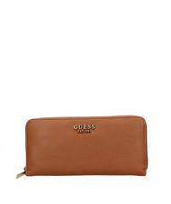 GUESS LAUREL Large Portofel cu fermoar COGNAC - Portofele femei - 1
