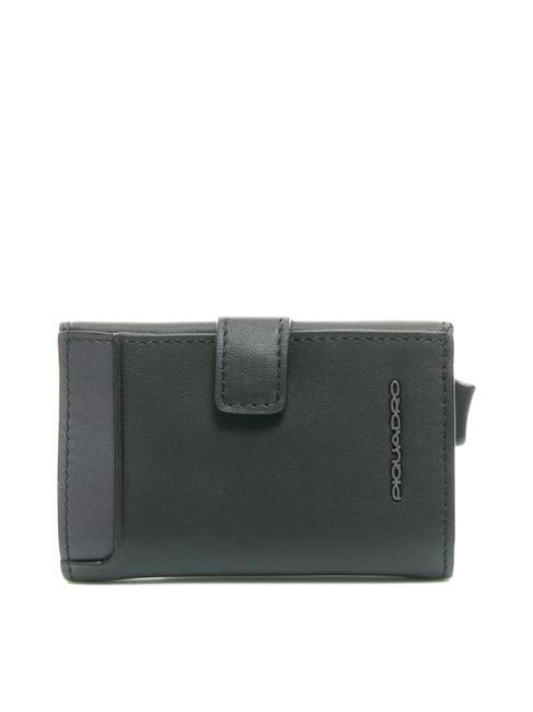 PIQUADRO TIGER Suport card anti RFID negru - Portofele bărbați