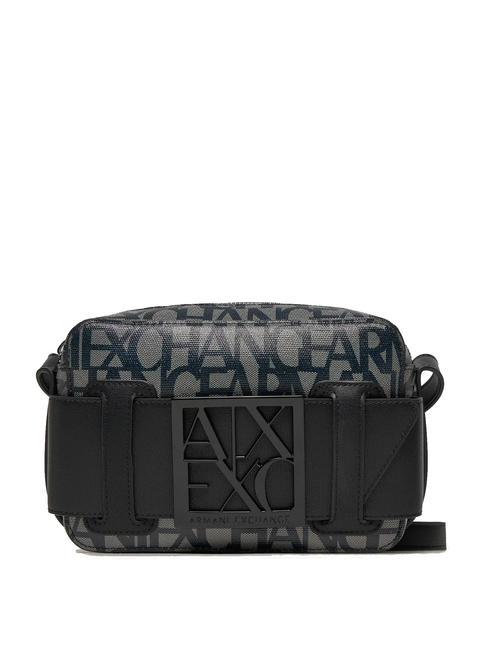 ARMANI EXCHANGE LOGO ALL OVER Case de cameră bej/negru - Genți femei