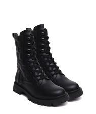TWINSET LOGO MATELASSE Botine amfibiene negru - Pantofi femei - 1