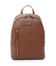 SPALDING TOURIST Rucsac pentru PC de 15", din piele Maro - Rucsacuri pentru laptop - 1