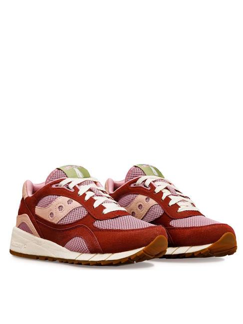 SAUCONY SHADOW 6000 Adidași Burgundia - Pantofi unisex