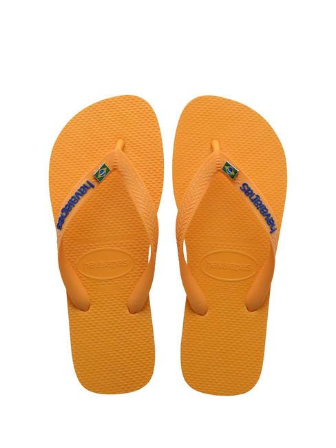 HAVAIANAS BRASIL LAYERS Papuci flip-flop citrice portocale - Pantofi unisex