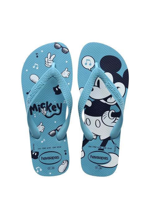 HAVAIANAS TOP DISNEY Slapi de cauciuc liniște albastră - Pantofi femei