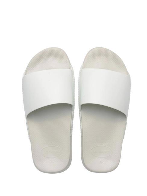 HAVAIANAS SLIDE CLASSIC Papuci de cauciuc alb - Pantofi unisex
