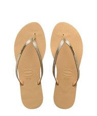 HAVAIANAS YOU GLITTER Papuci flip-flop de aur - Pantofi femei - 1