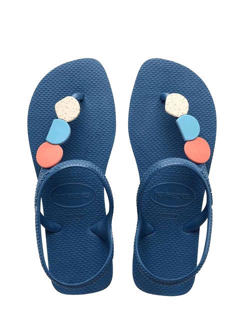 HAVAIANAS FLASH URBAN PLUS Sandale flip flop albastru confortabil - Pantofi femei