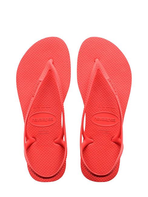 HAVAIANAS SUNNY II Sandale tanga cu curele somon - Pantofi femei