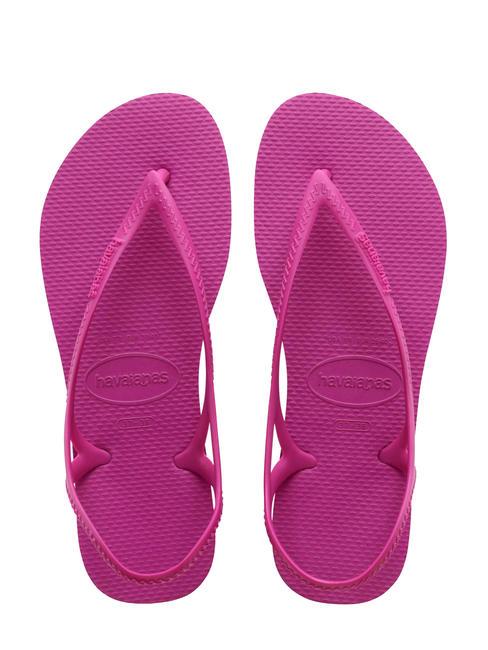 HAVAIANAS SUNNY II Sandale tanga cu curele gumă de trandafir - Pantofi femei