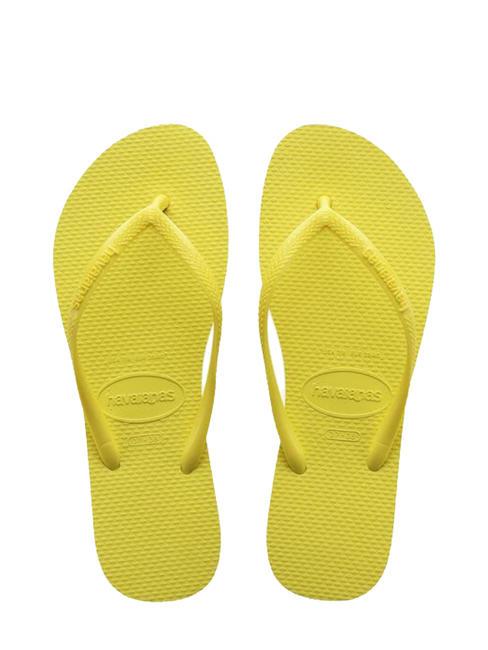HAVAIANAS flip flops SLIM pixeli galbeni - Pantofi femei