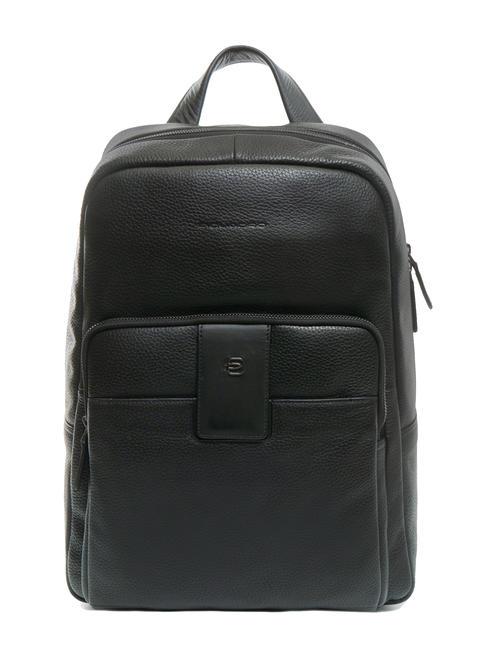 PIQUADRO ILI Rucsac pentru laptop din piele de 14 inchi nero2 - Rucsacuri pentru laptop
