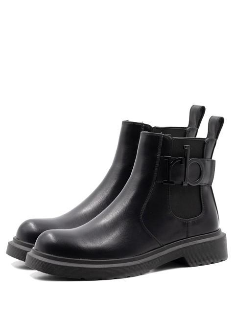 ROCCOBAROCCO RB LOGO Cizme Chelsea negru - Pantofi femei