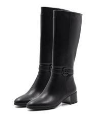 ROCCOBAROCCO RB LOGO ROUND Cizme cu toc &icirc;nalt negru - Pantofi femei - 1