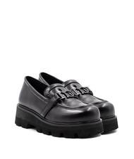 ROCCOBAROCCO RB LOGO Mocasini cu platforma negru - Pantofi femei - 1