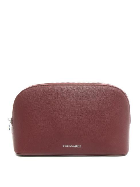 TRUSSARDI NEW IRIS Geantă clutch Beauty rubin închis - Truse de toaletă