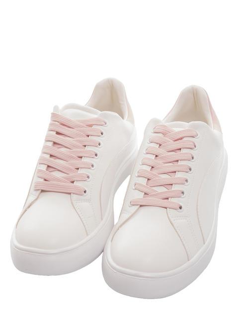 TRUSSARDI YRIAS Adidași alb/roz pal/alb - Pantofi femei