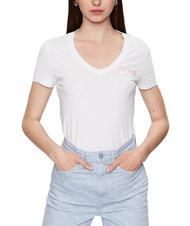 GUESS MINI LOGO Tricou cu logo 1984 alb purpuriu - tricou - 1
