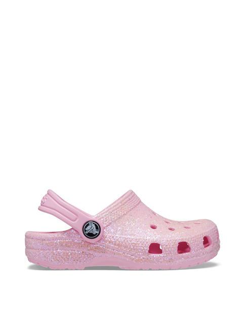 CROCS CLASSIC GLITTER CLOG TODDLER Sandale sabot flamingo - Pantofi pentru bebeluși