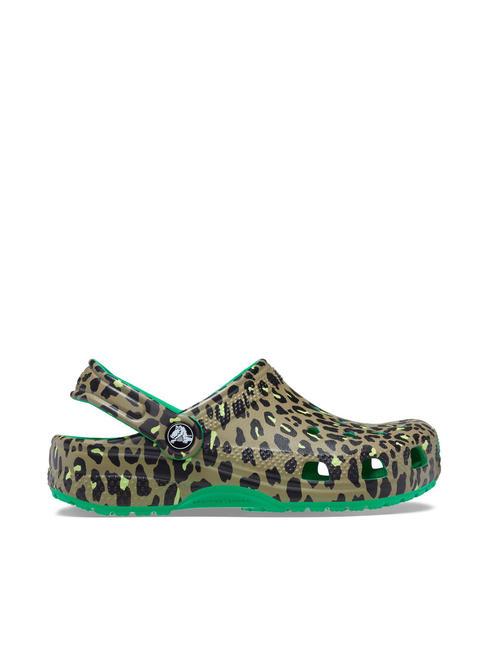 CROCS CLASSIC FAR OUT Sabot iarba verde - Pantofi pentru bebeluși