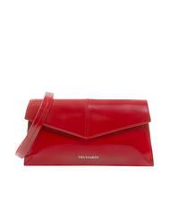 TRUSSARDI SALIS Geantă clutch din piele strălucitoare - Portofele femei