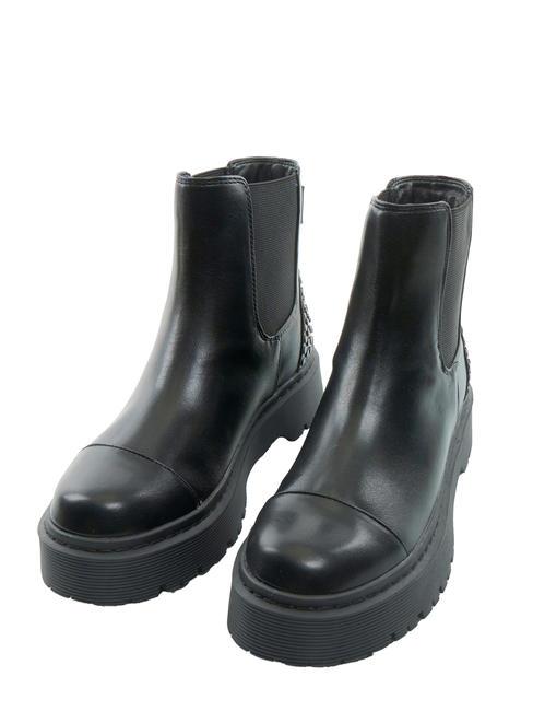 ROCCOBAROCCO STUDS Botine cu elastic si crampoane negru - Pantofi femei