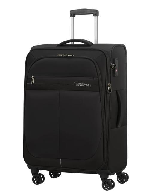 AMERICAN TOURISTER DEEP DIVE Cărucior mediu extensibil negru / gri - Trolere semirigide
