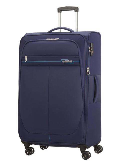 AMERICAN TOURISTER DEEP DIVE Cărucior mare extensibil albastru marin - Trolere semirigide