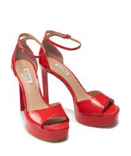 GUESS CAMPIONARIO - ALDEN2 D&Eacute;COLLET&Eacute; RED - Pantofi femei - 1